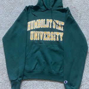 Champion Humboldt state green hoodie